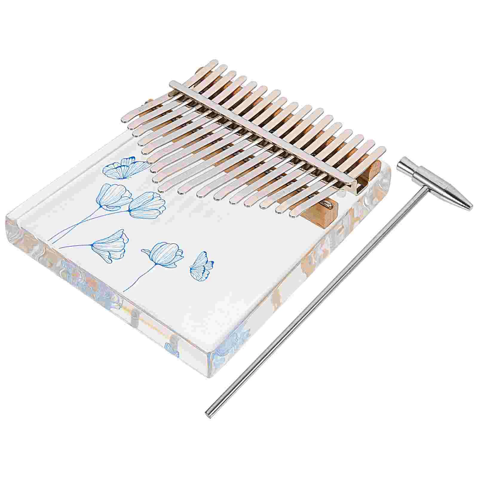 

Piano Kalimba Finger Musical Mini Thumb Hammer Mbira Wood Portable Kids Small Tuning Instrument Beginner Beginners