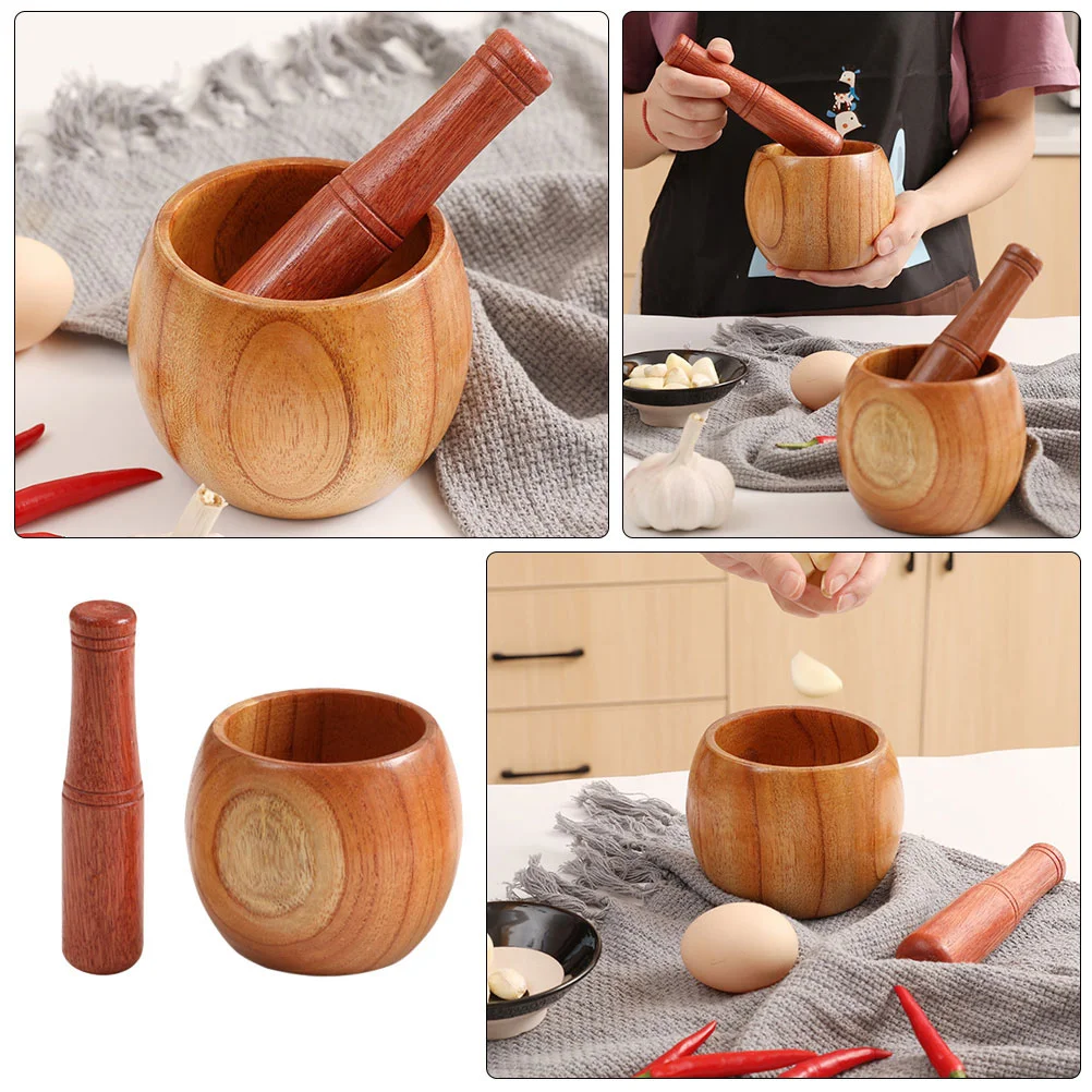 Банка для чеснока деревянная мясорубка мельница перца кухонный инструмент