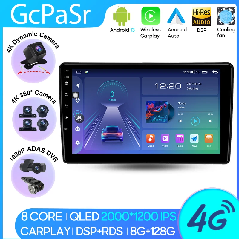 

Автомобиль MP4 радио Carplay Android плеер для Ford Escape 1 2000 - 2007 Навигация GPS Android Авто Видео DSP 4G BT Wifi No 2din DVD