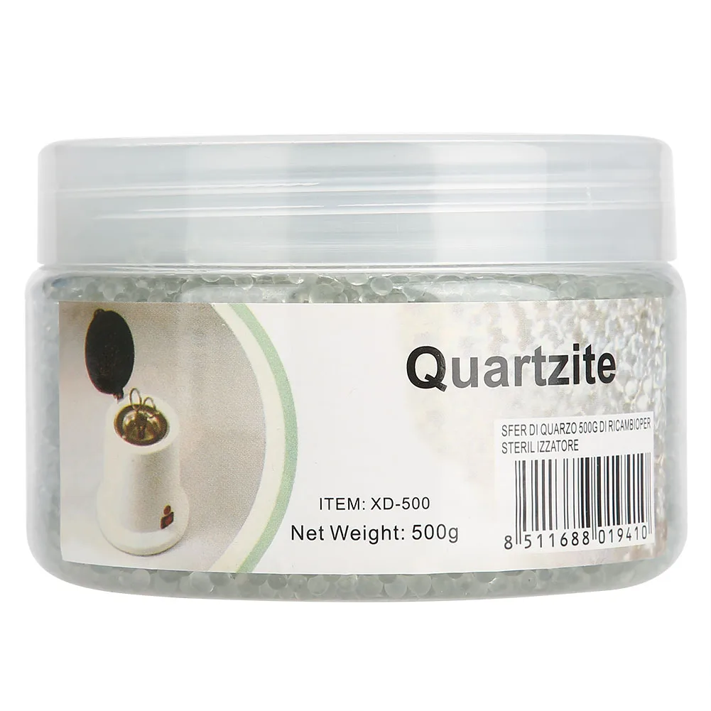 

500g Clear Glass Balls for High Temperature Nail Steriliser Box Silica Sand Beads