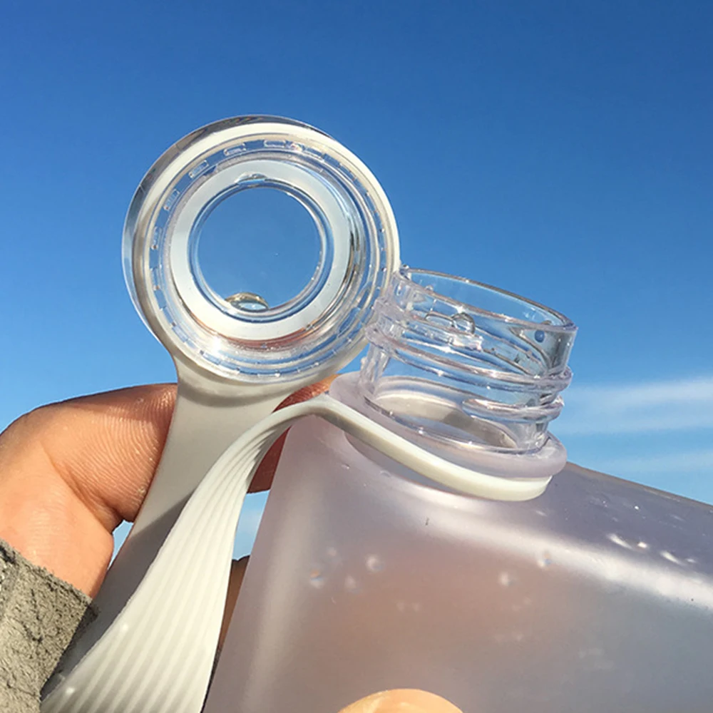 Бутылка для воды квадратная портативная плоская фляжка A5 симпатичная чашка