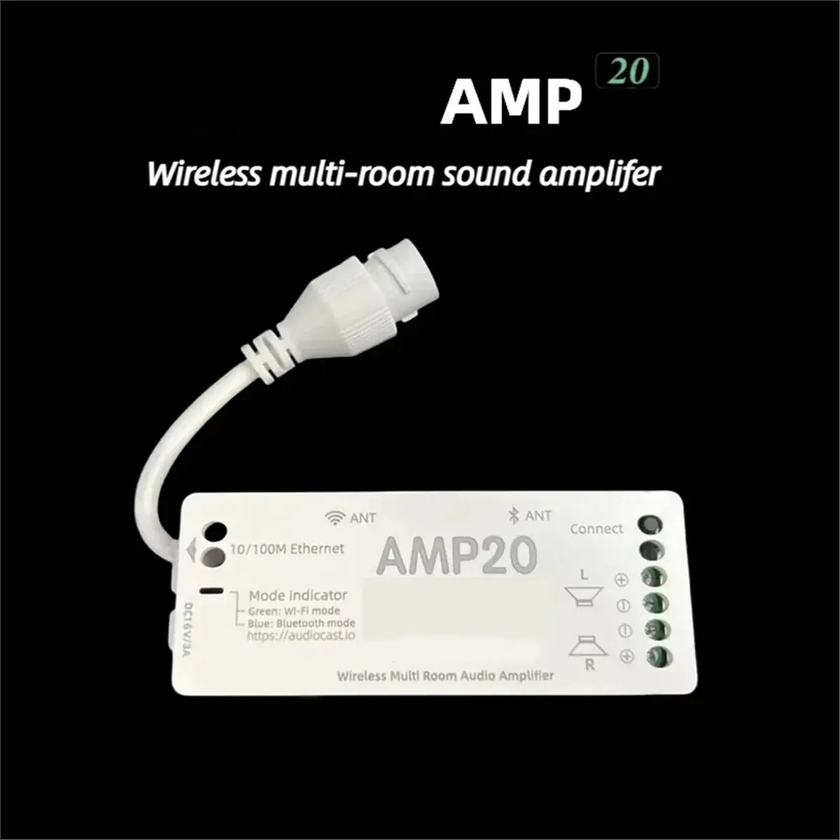 Фото РАСПРОДАЖА: Беспроводной стриминговый усилитель A Amp20 с функцией Multi-Room для музыки, выход с динамической частотой дискретизации IEAST №4