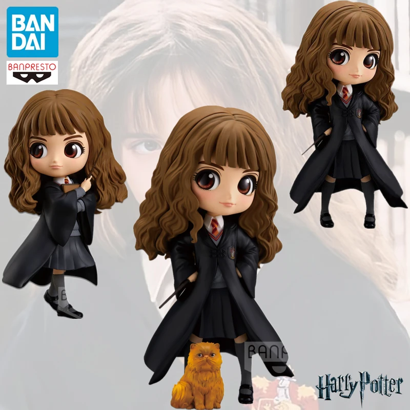 

Bandai 15 см Гарри Поттер Гермиона Грейнджер крокохвосты ПВХ анимационная модель детские подарки на день рождения настольное украшение