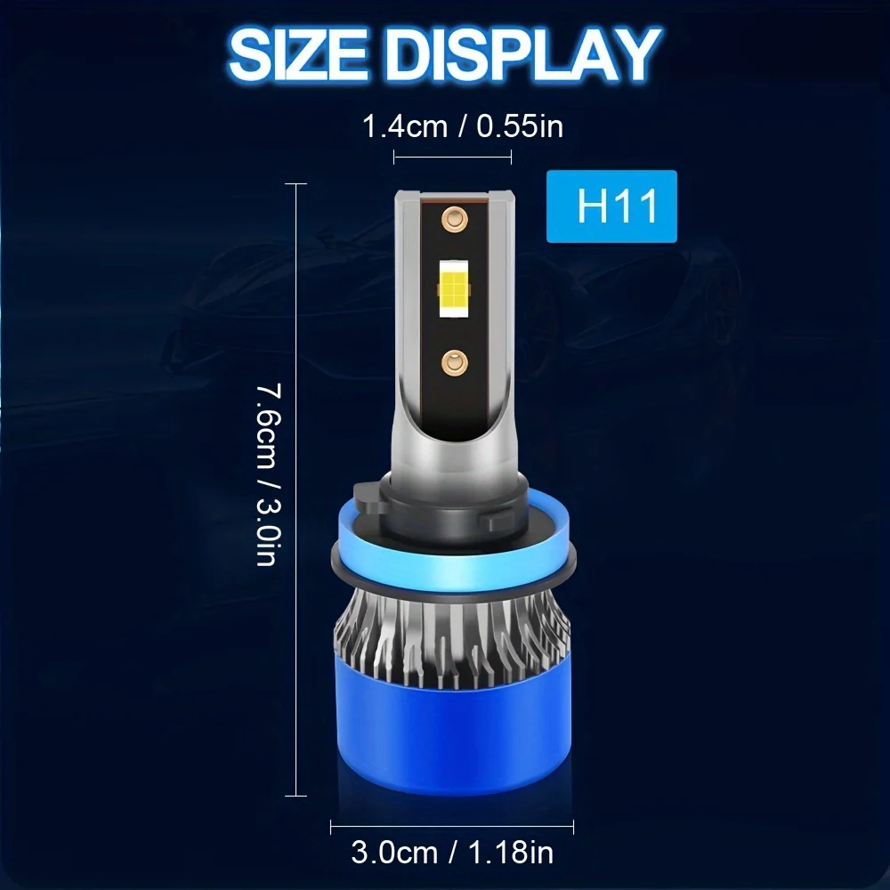 4 шт. чип 2017 CSP для Chevrolet Колорадо (9005) 6000/HB3 дальний свет + H11 Ближний блестящий 3570 к