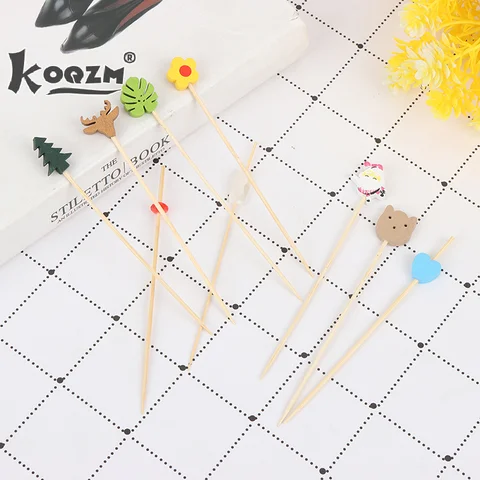 Бамбуковые шпажки для фруктов