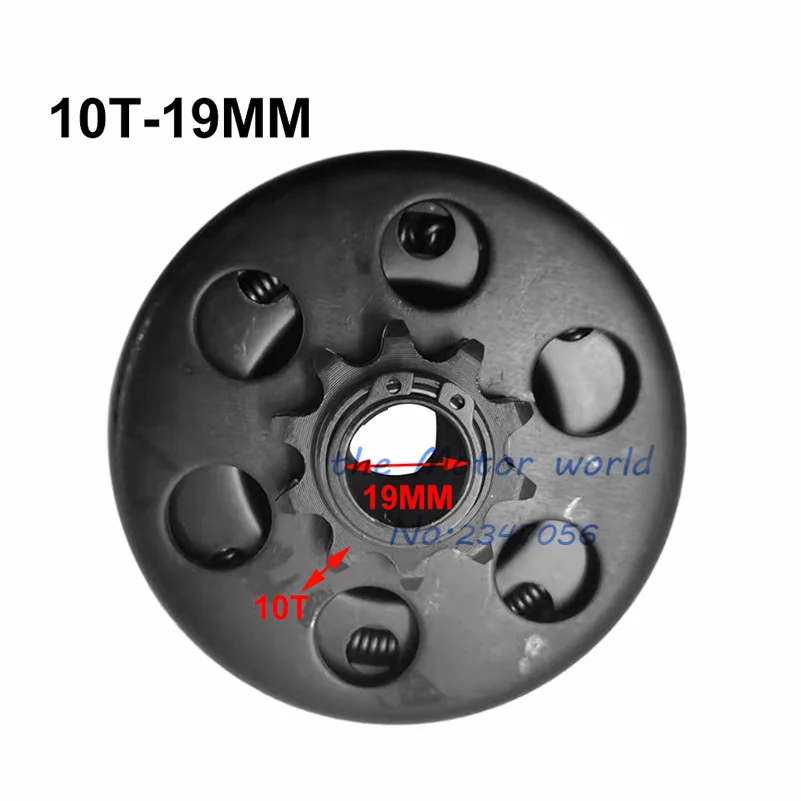 Free Shipping 10 Tooth 420 Chain 19mm or 20mm  for GO Kart Mini Bike Centrifugal Automatic Clutch  for  Petrol Engine