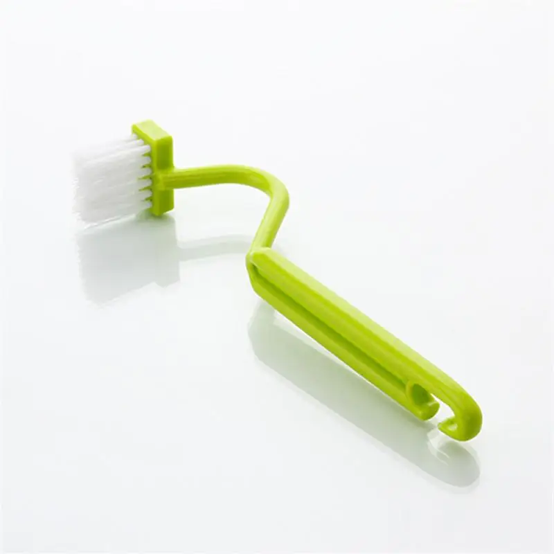 

Kitchen Clear S-shaped Dead Angle Cleaning V-shaped Thickening Bending Handle For Toilet Bathroom Cleaning Tool Soft Hair Brush
