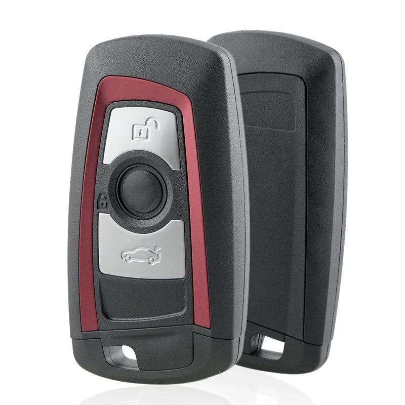 

Red Remote Key Fob 3 Buttons For BMW 5 7 F Series FEM / BDC CAS4 CAS4+ 2009-2016