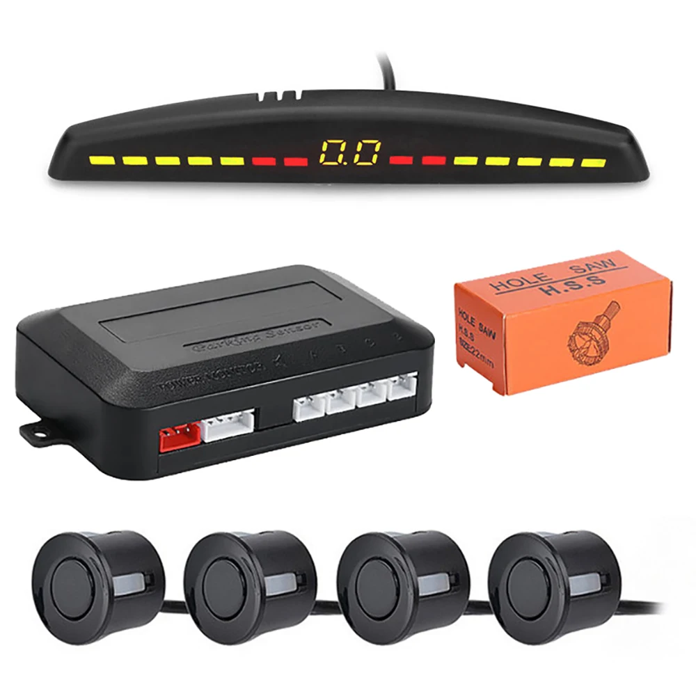 

Автомобильный светодиодный датчик парковки постоянного тока 12 В, 22 мм, датчики, подсветка дисплея, обратный резервный радар, система монитора, датчик безопасности, устройство