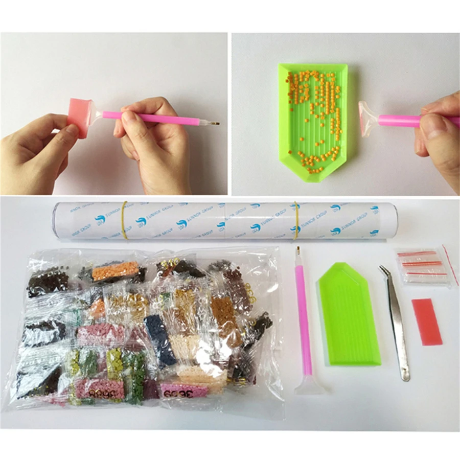 5d Комплект Алмазной Живописи Полная Дрель Карта Волка Художественное