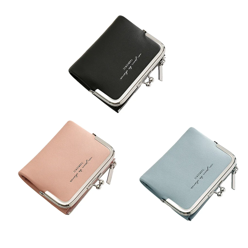 

Foldable Leather Wallet Banquet Change Purse Card Holder Bag Billfold