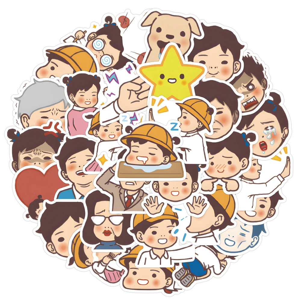 

40Pcs Lot Cartoon Cute Laptop Stickers Pack For Motorcycle Luggage Water Bottle Skateboard Graffiti Sticker Decal Kid Toy