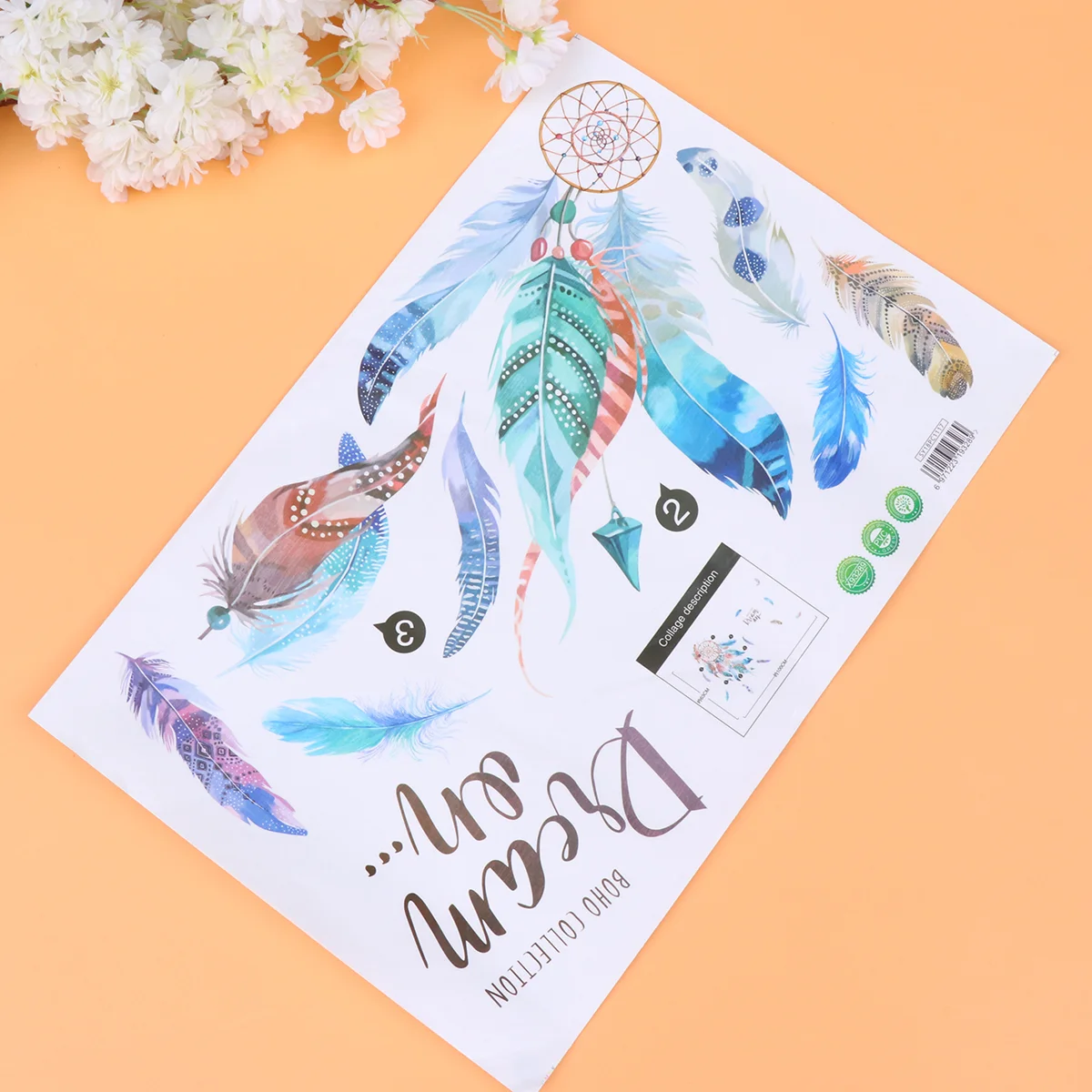 

1pcs Colorful Funny Bedside Bedroom Sticker Wall Sticker for Home