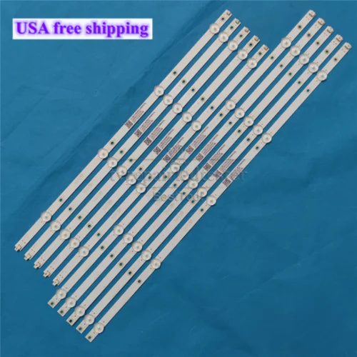 

10pcs/Kit LED strips for INSIGNIA 55 TV NS-55DF710NA19 TPT550U2D072.L LB55135 led tv bar