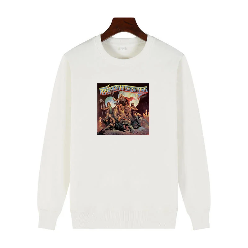 Футболка Molly Hatchet для флирта с надписью Hard Rock Band толстовки графическим рисунком