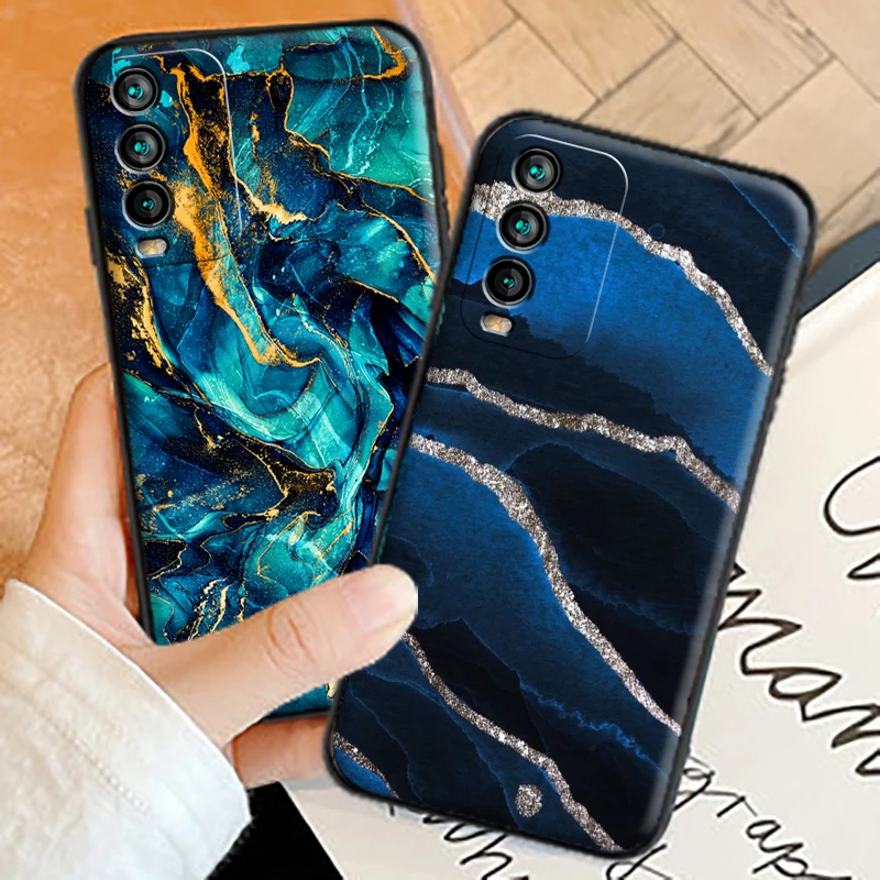 

Marble Fashion Phone Cases For Xiaomi Redmi 9AT 9 9T 9A 9C Redmi Note 9 9 Pro 9S 9 Pro 5G Coque Soft TPU Back Cover