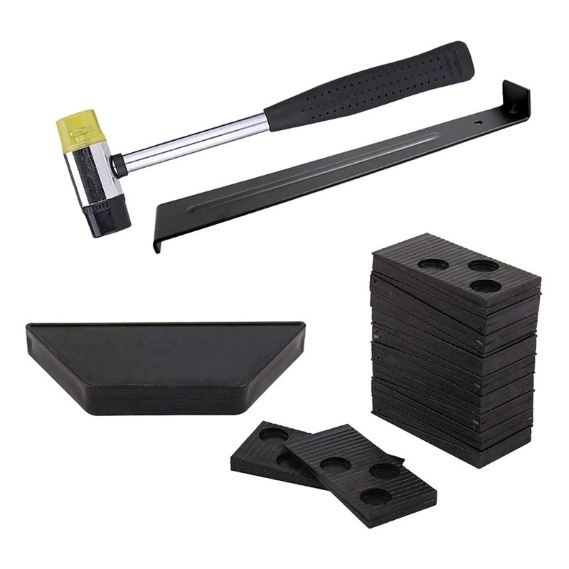 

Professional Laminated Wood Floor Installation Kit Upgraded Tapping Block, Widened Tie Rod And Heavy Hammer