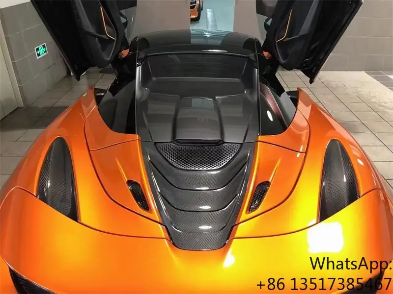 Фото Для McLaren 720S Coupe: Комплект обвеса из карбона в стиле OEM – крышка воздухозаборника заднего моторного отсека №4