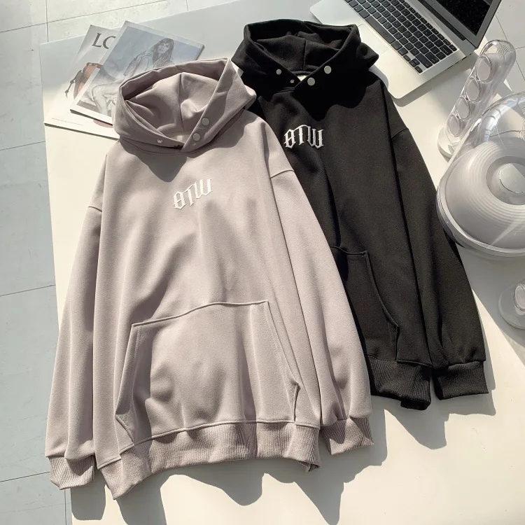 

long-sleeve hoodies Women oversized hooded sweatshirt Fashion loose casual Streetwear women clothing fall 2021 tops