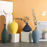 ins nordic morandi ceramic crafts home flower arrangement flower creative simple decorative vase