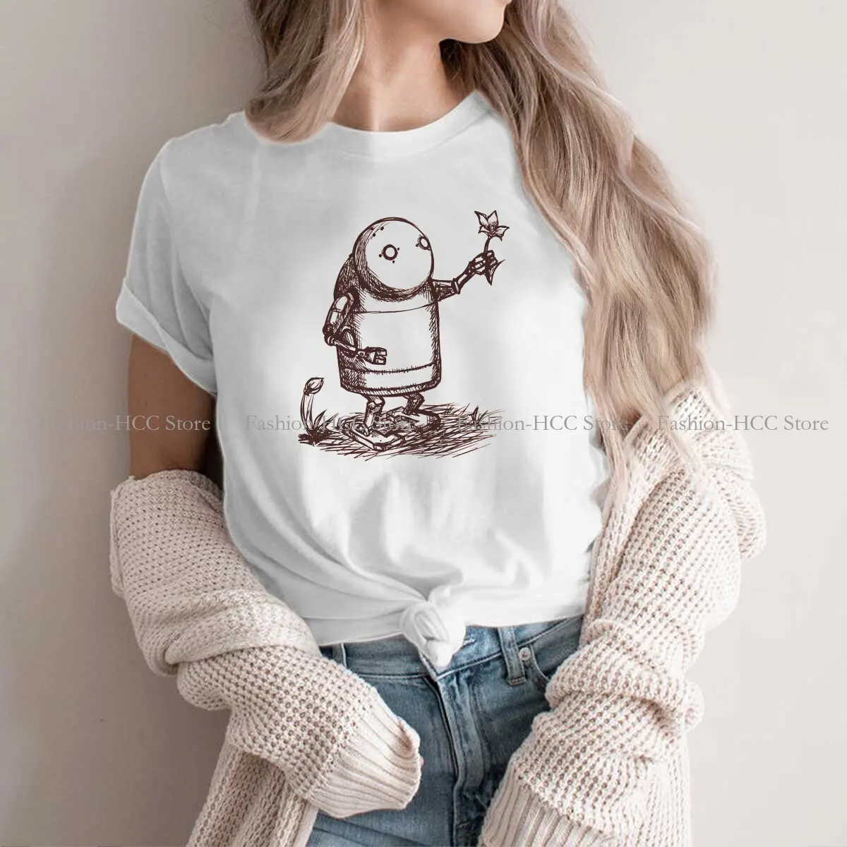 

Automata Robot Special Polyester TShirt Nier Comfortable Creative Gift Idea T Shirt Stuff