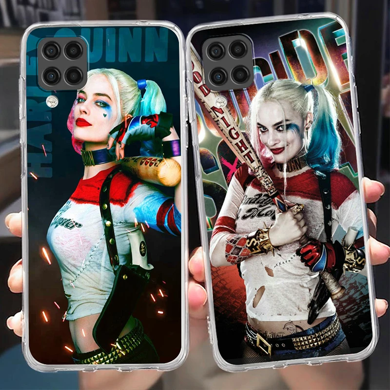 Чехол Harley Quinn Joker Wink для телефона Samsung A73 A72 A71 A53 A52 A51 A42 A32 A23 A22 A21S A13 A12 A03 прозрачный -