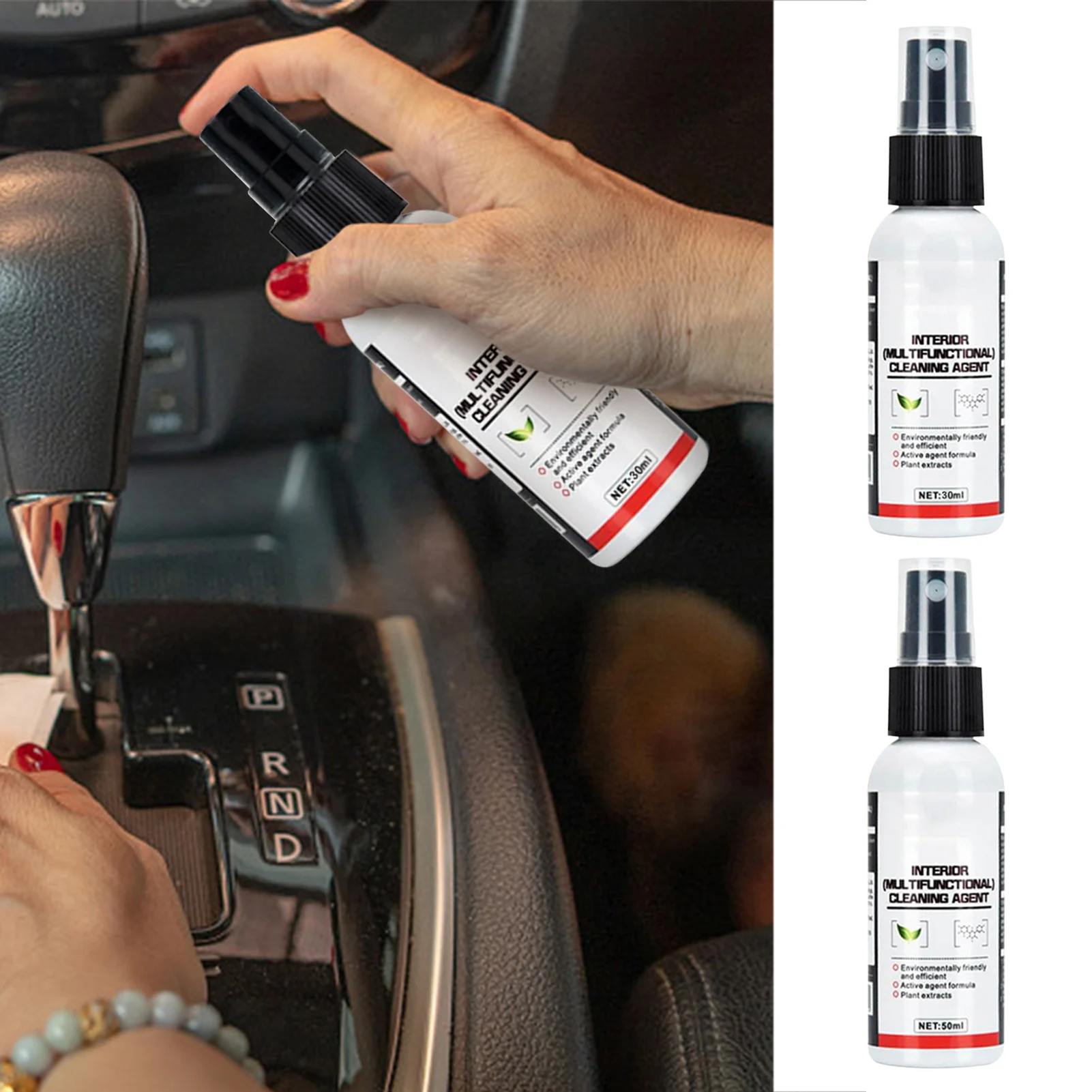 

Foam Cleaner For Car Interior All Purpose Stain Remover Dry Cleaning Foam For Leather Sofa Household Cleaner For Fabric Grease
