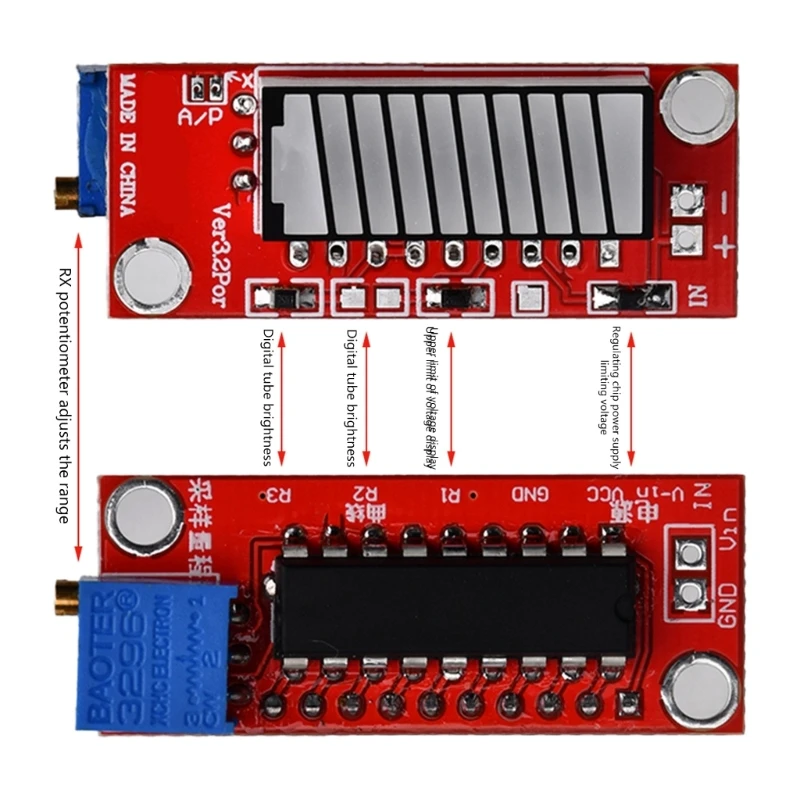 Рисунок 4 - Модуль индикаторов емкости аккумулятора