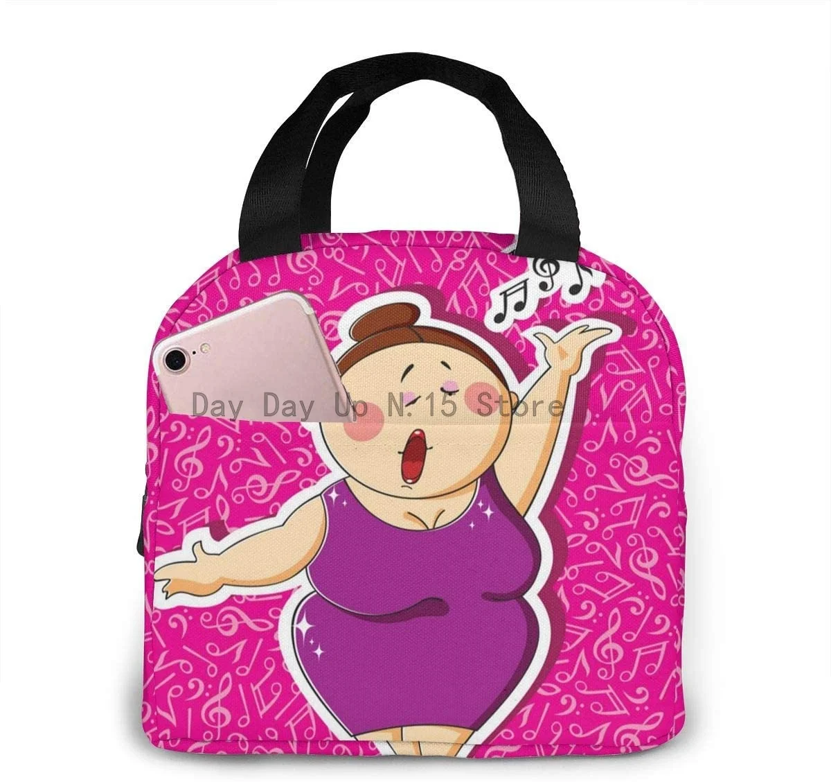 

Singer Reusable Insulated Thermal Lunch Bag Case Handbags Tote with Zipper for Adults Nurse Teacher Work Outdoor Travel Picnic