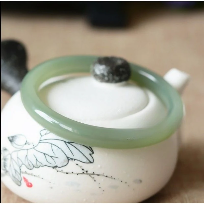 Qingbaiyu браслет с круглым стержнем ледяного типа из тонкого материала защитный