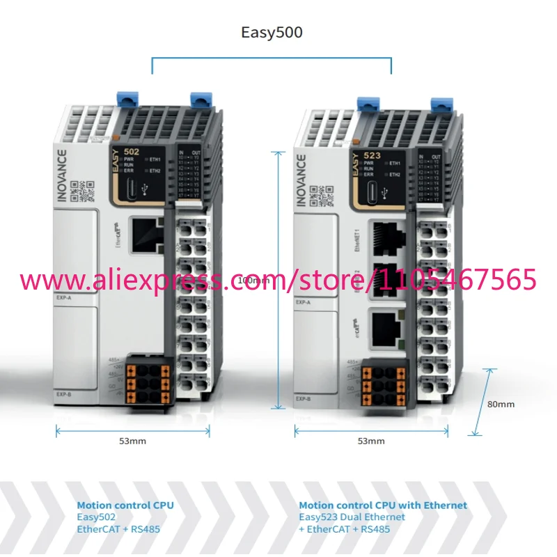 Фото 1 шт. INOVANCE PLC Easy521-0808TN: Мощное управление движением, связь EtherCAT, Ethernet/IP для приводов, Modbus TCP с HMI №4