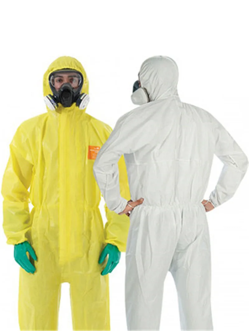 

One-piece Body Chemical Experiment Anti-acid Alkali Dust-proof Labor Spray Paint Chemical Protective Clothing 1pc