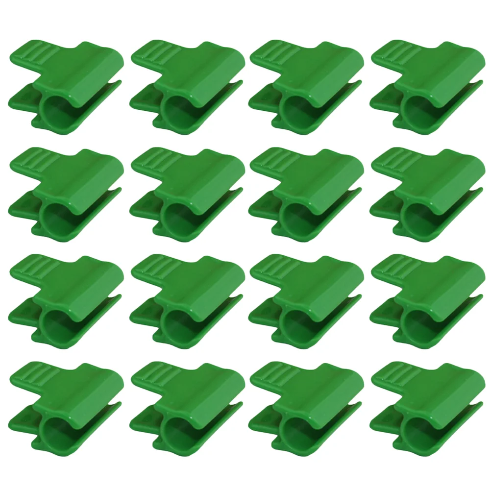

50pcs Clips Flower Lever Gripper Clips Green Plants Viness For Supporting Or Straightening Stems Stalks Vines 11mm