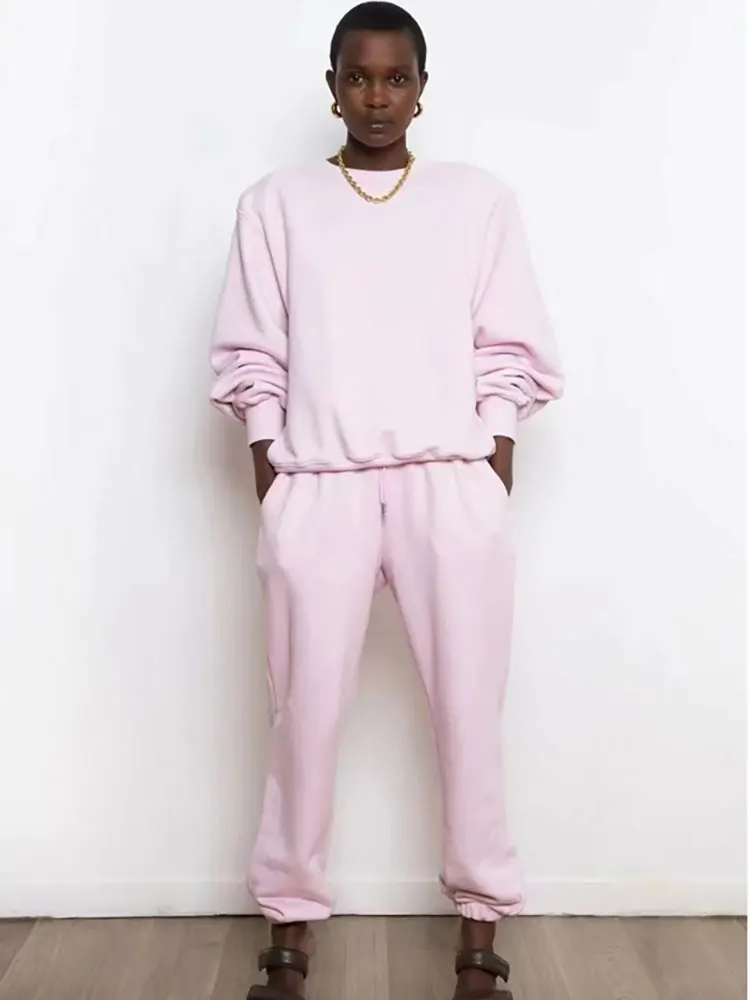 

Frankiesh* Commuting Style Woman Winter Sweaters for Women Women's Shoulder Pads High Waist Guards Suit Sweater 2023 Modern