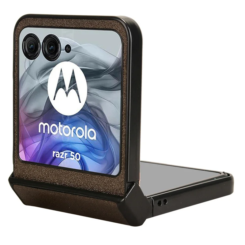 Чехол для Motorola Moto Razr 50 роскошный чехол из песочной кожи с текстурой жесткий