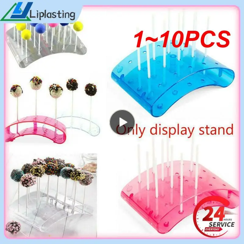 1 ~ 10 шт. подставки для леденцов с отверстиями торта подставка конфет держатель