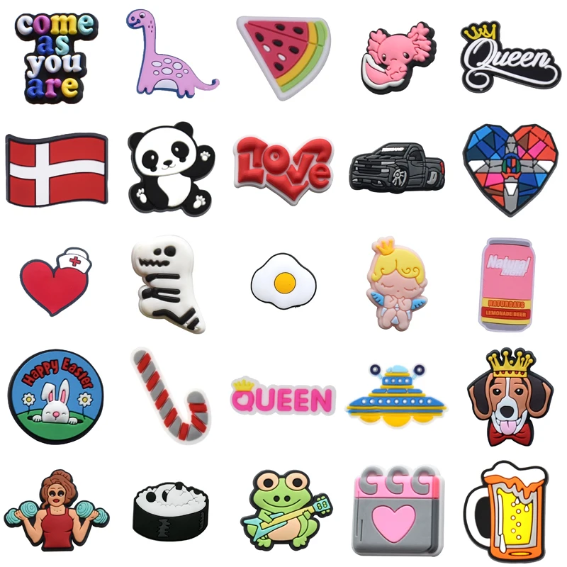 

Gifts Wholesale Bulk Shoe Charms Decorations for Crocs Packs Set Jeans Para Pins Kids Boy Girl Women Charm Shoes Accessories Men