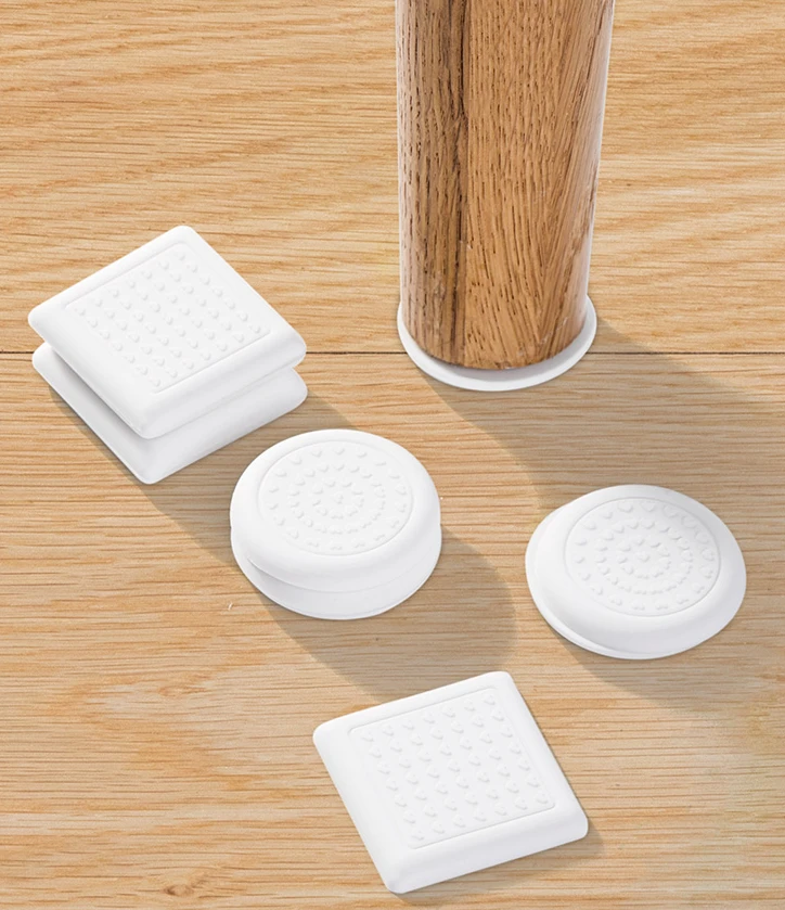 

8 Pcs Chair Pad Protective Cover Mute Table Foot Pad Protective Floor Patch Leg Caps Feet Anti Vibration Pad Rubber Feet Gasket
