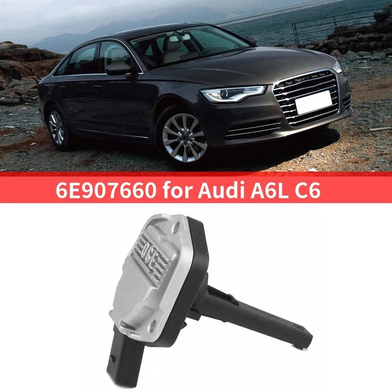 06E907660 Oil Level Sensor Pan Automobile For A6L C6 Black & Silver