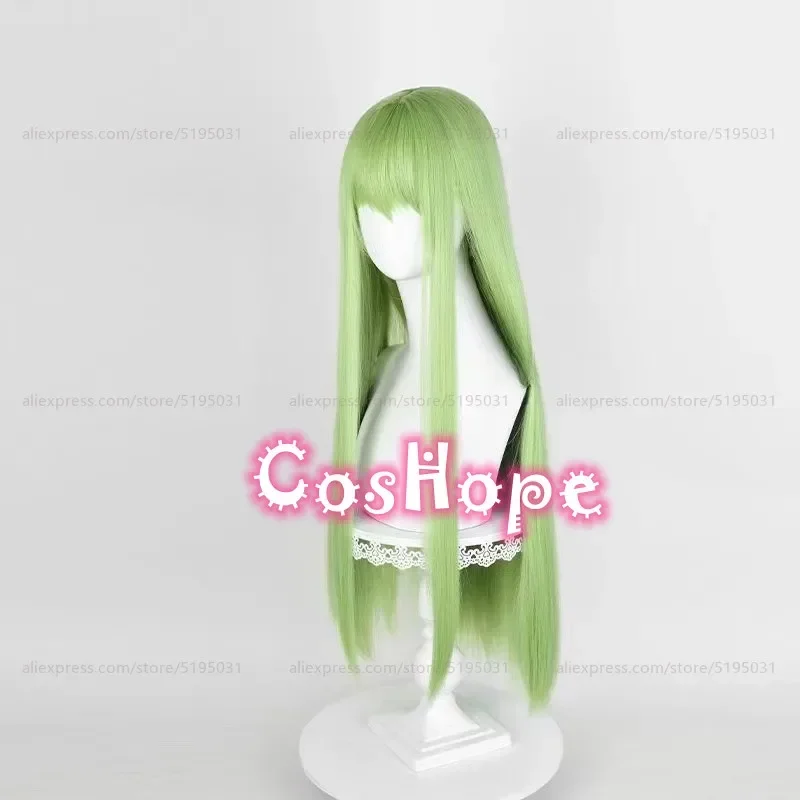 Enkidu косплей парик C 80 см длинный прямой зеленый термостойкие синтетические