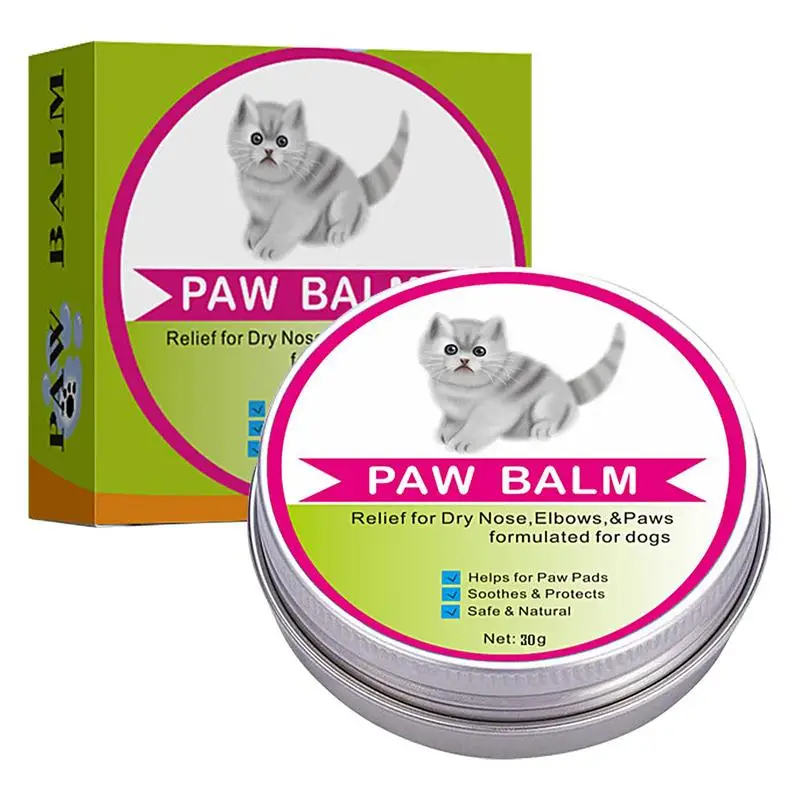 

Dog Paw Balm Paw Pad Lotion Pets Nose Elbow Cream Wax Butter For Dry Paws & Nose 30g Effective & Safe For Dogs Cats Puppy