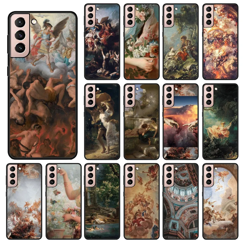 

Renaissance art Paint Phone Case for Samsung S30 S23 S22 S20 Ultra S20 S22 Plus S11 S10 S9 Plus S21 Plus S10E