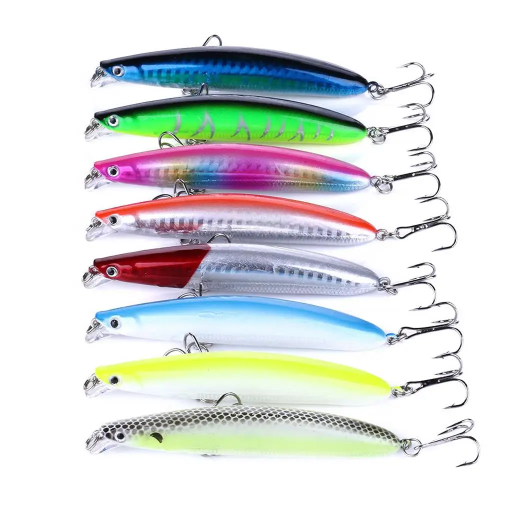 

DIY 3D Eyes Simulation Fishing Hook Lure Saltwater Hard Swimbait Artificial Fish Bait