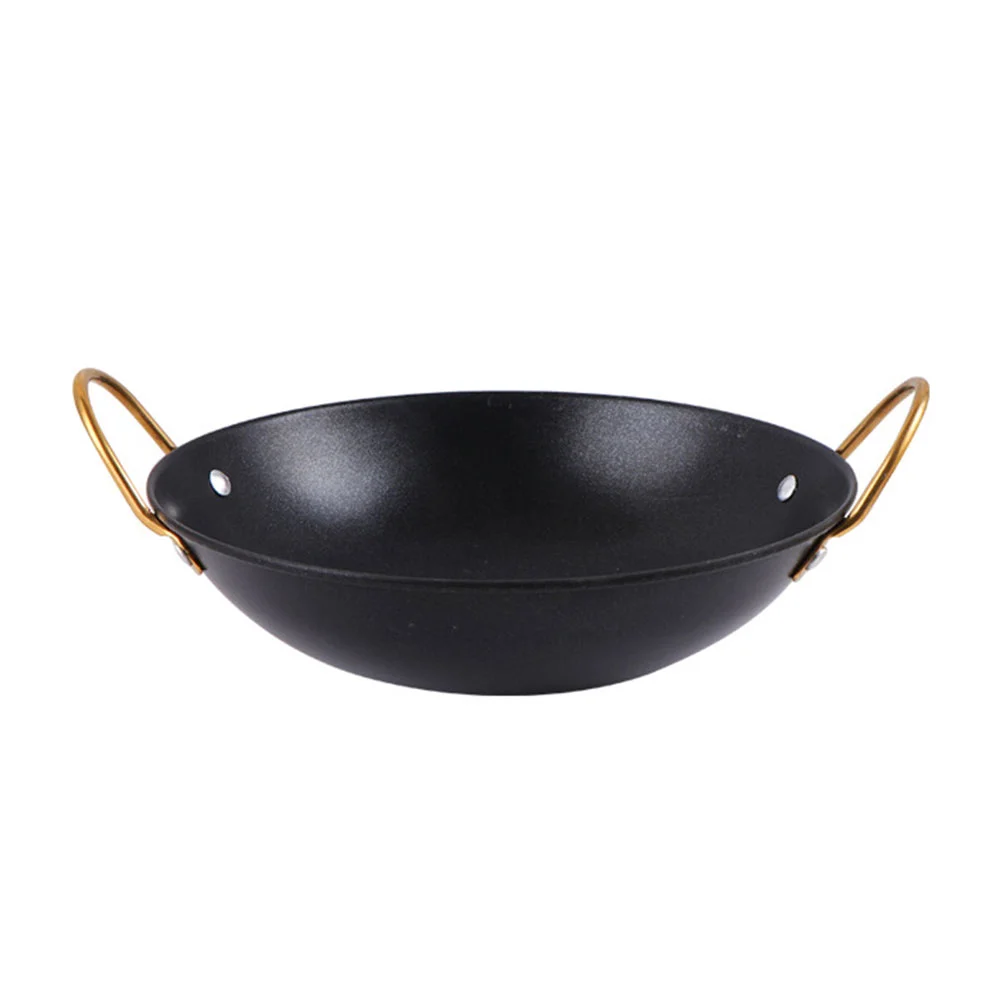 

Seafood Pot Japanese Style Stainless Steel Frying Lid Double Ear Ramen Dry Sauce Small Hot Cookware Cooking Utensil