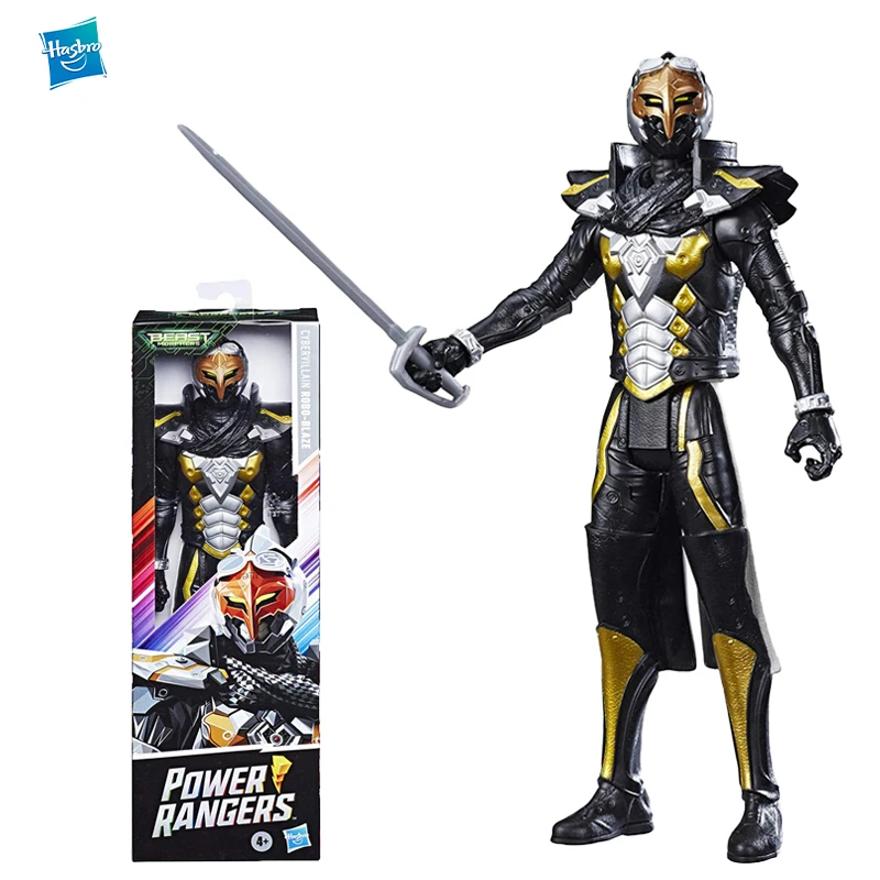 

Hasbro Power Rangers Black Warrior Cybervillain Robo-Blaze Action Figure 12 Inch with Weapon Giant Model Boys Kids Toys Gift
