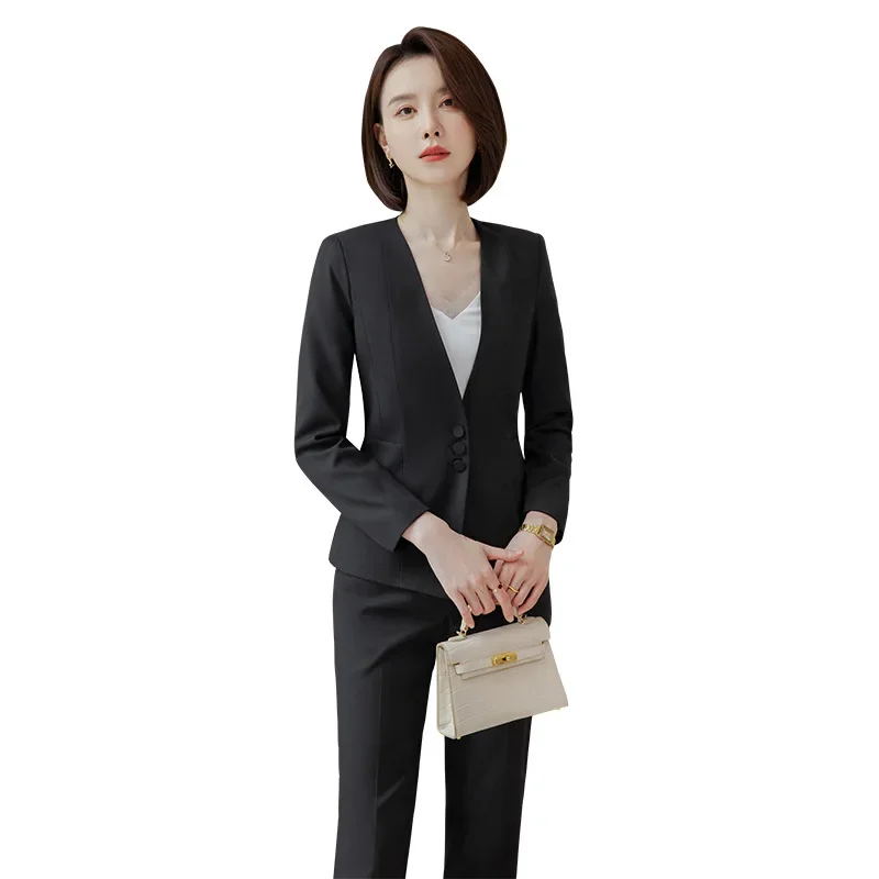 Женский зимний утолщенный высококачественный профессиональный костюм