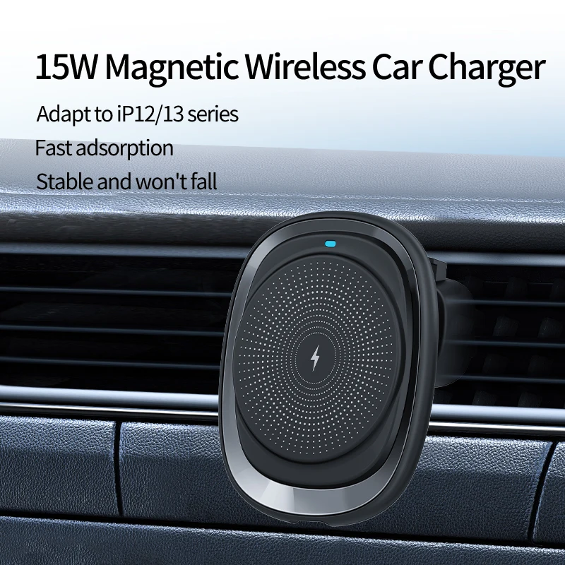 

New 30W Magnetic Car Wireless Charger Holder for magsafing Series IPhone 12 13 Pro Max Mini Qi Fast Car Charging Phone Stand