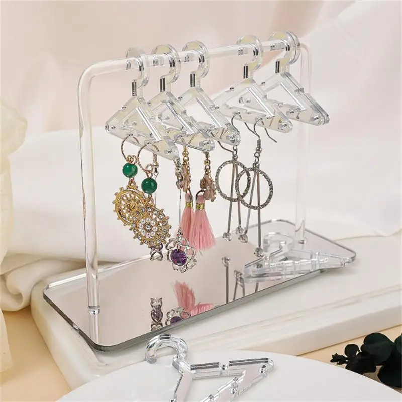 

Desktop Earring Organizer Modern Convenient Storage Space-saving Solution Perfect Showcase Elegant Design Acrylic Hanger Stand