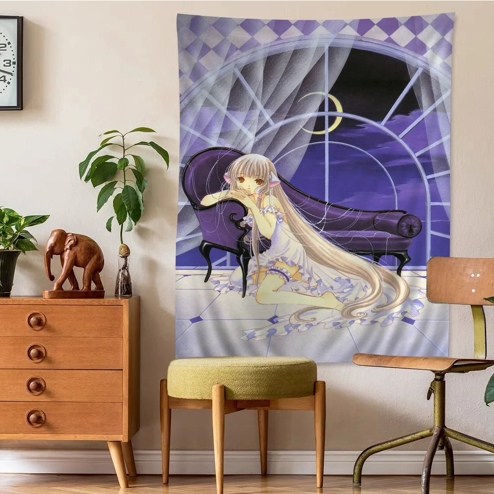 Девушка Аниме Chobits подвесной богемный гобелен богемные настенные гобелены