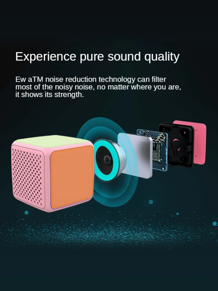 Портативная беспроводная Bluetooth-колонка миниатюрная индивидуальность маленькая
